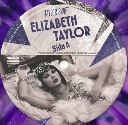 Taylor Swift – Elizabeth Taylor 7" vinyl record limited RSD 2026 Violet Glitter