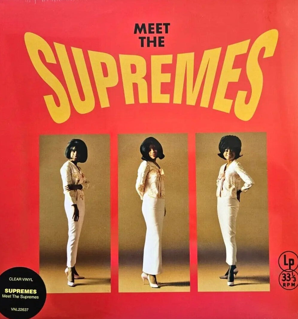 The Supremes Meet The Supremes LP Album Reissue Remastered Clear vinyl record