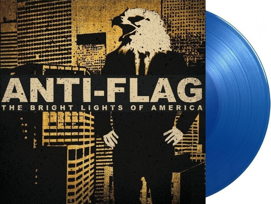 Anti-Flag The Bright Lights Of America LP Album vinyl record 2021 Blue numbered