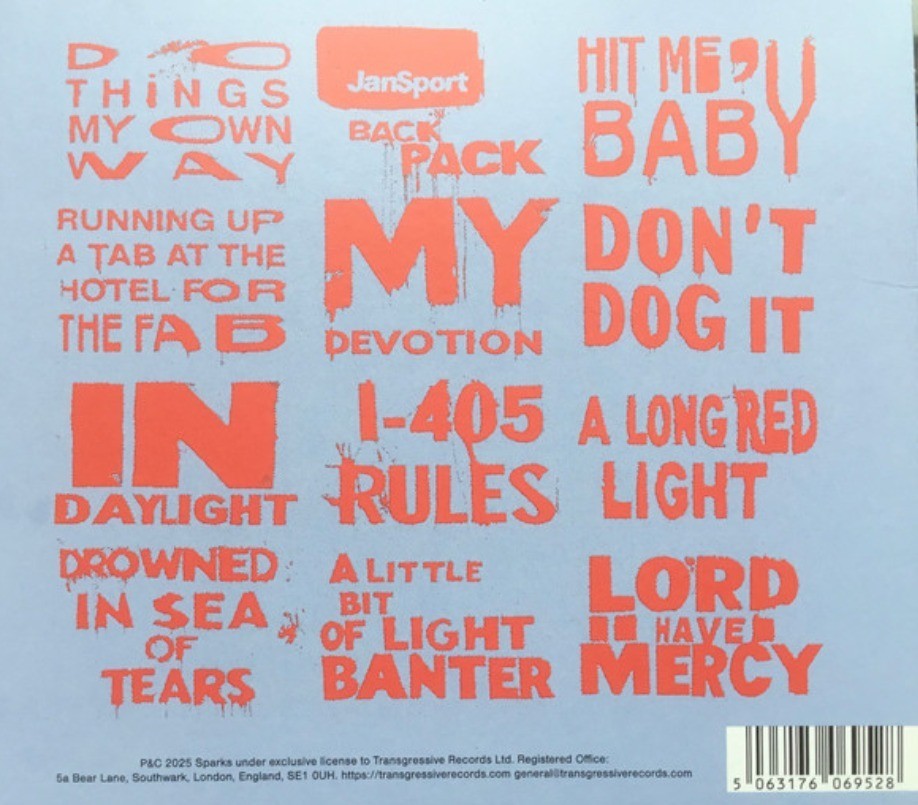 Primal Scream Come Ahead CD Album in digipak 2024 on BMG Alternative Rock