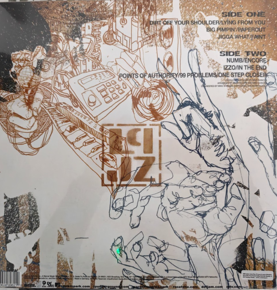 Jay-Z / Linkin Park – Collision Course LP Album vinyl record 2004 on warner