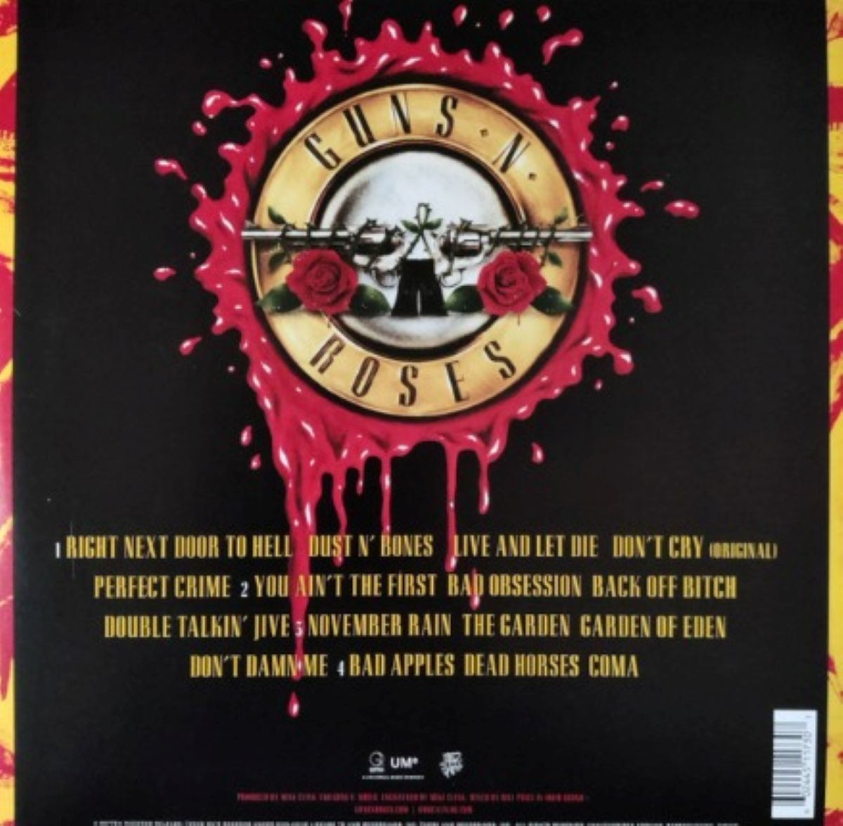 Guns N' Roses Use Your Illusion I LP Album vinyl record  Reissue on Geffen 180g