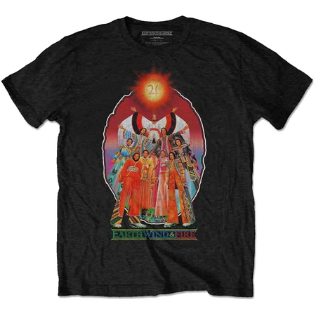 Earth Wind & Fire Unisex T-Shirt Let's Groove with Back Print size XXL official
