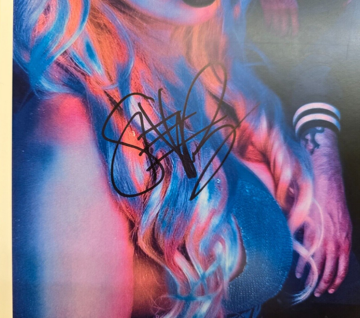 Sumo Cyco Signed presentation A4 on glossy print by Band Members