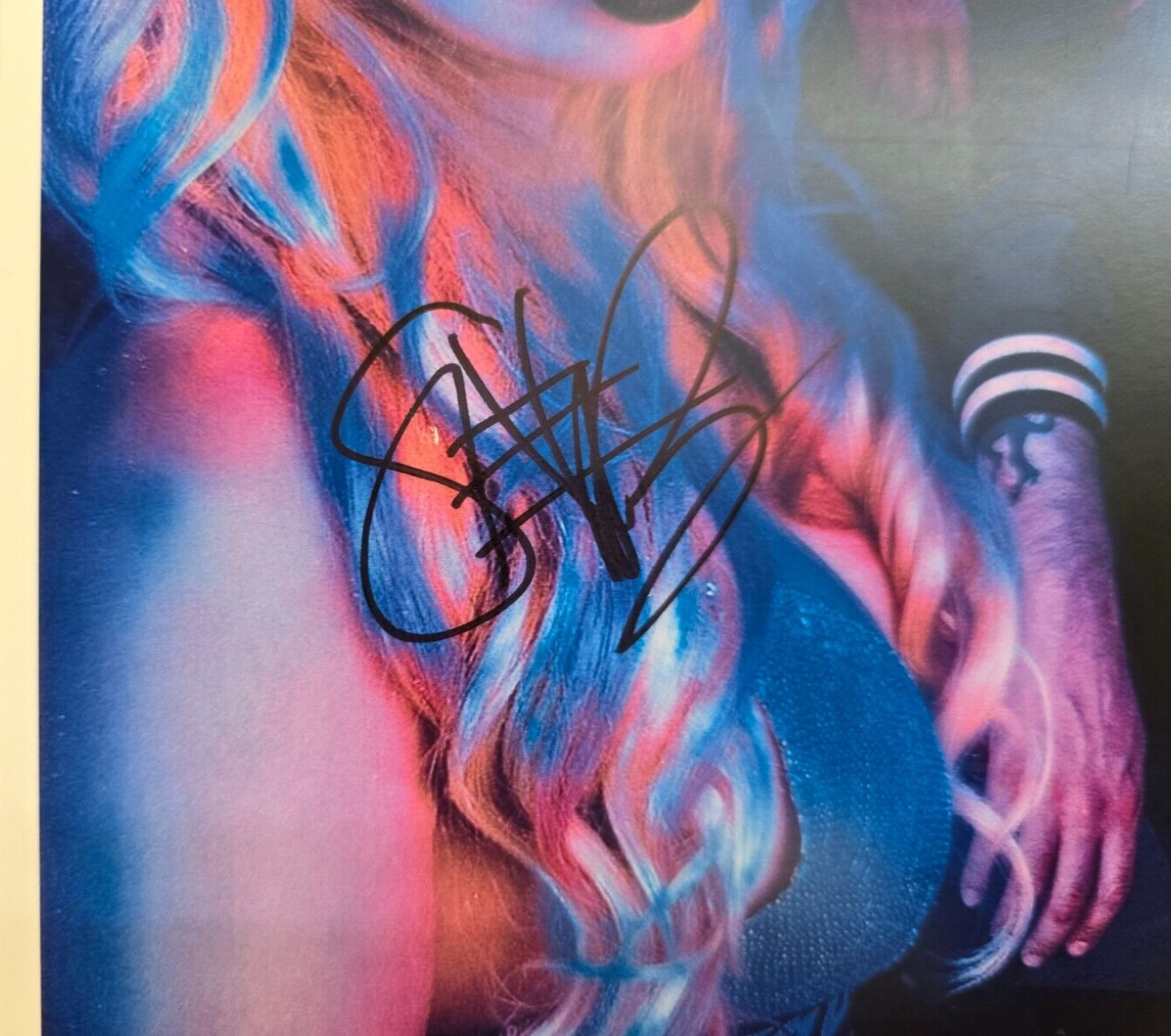Sumo Cyco Signed presentation A4 on glossy print by Band Members