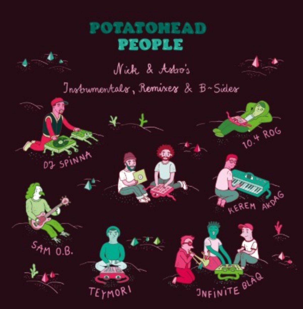 Potatohead Nick & Astro's Guide To The Galaxy LP Album Vinyl Record Red Splatter