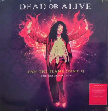 Dead Or Alive Fan The Flame Part 2 The Resurrection clear LP Album vinyl record
