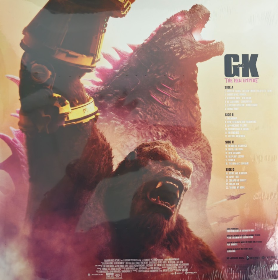 Tom Holkenborg & Antonio Di Iorio Godzilla x Kong LP Album vinyl record Splatter