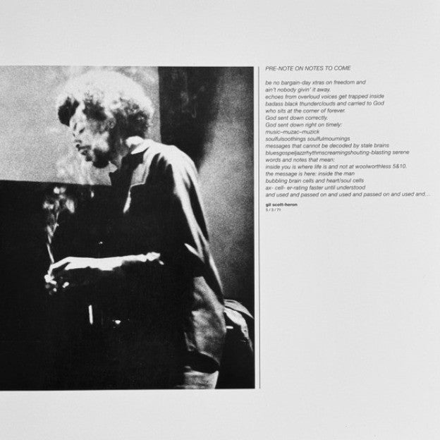Gil Scott-Heron Pieces Of A Man LP Album Vinyl Record 2014 Remastered reissue
