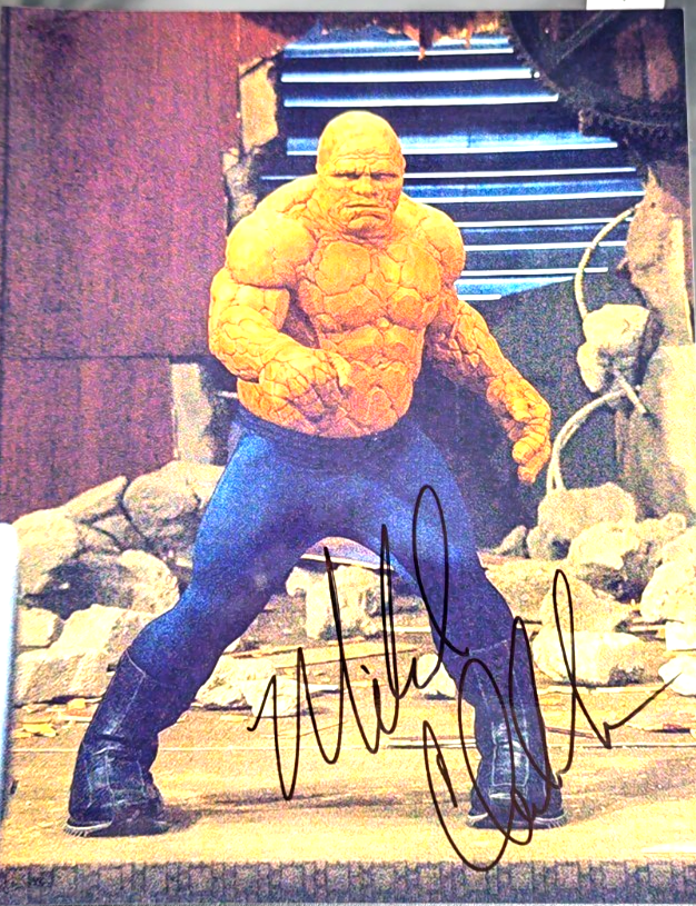Michael Chiklis Hand Signed Photo autograph Size A4 with Cert