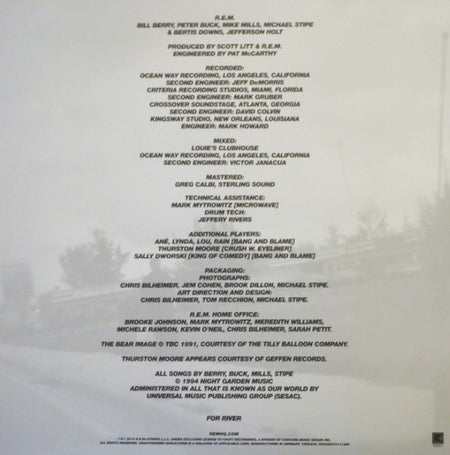 R.E.M  Monster LP Album Vinyl Record 2019 remastered reissue on Craft recordings