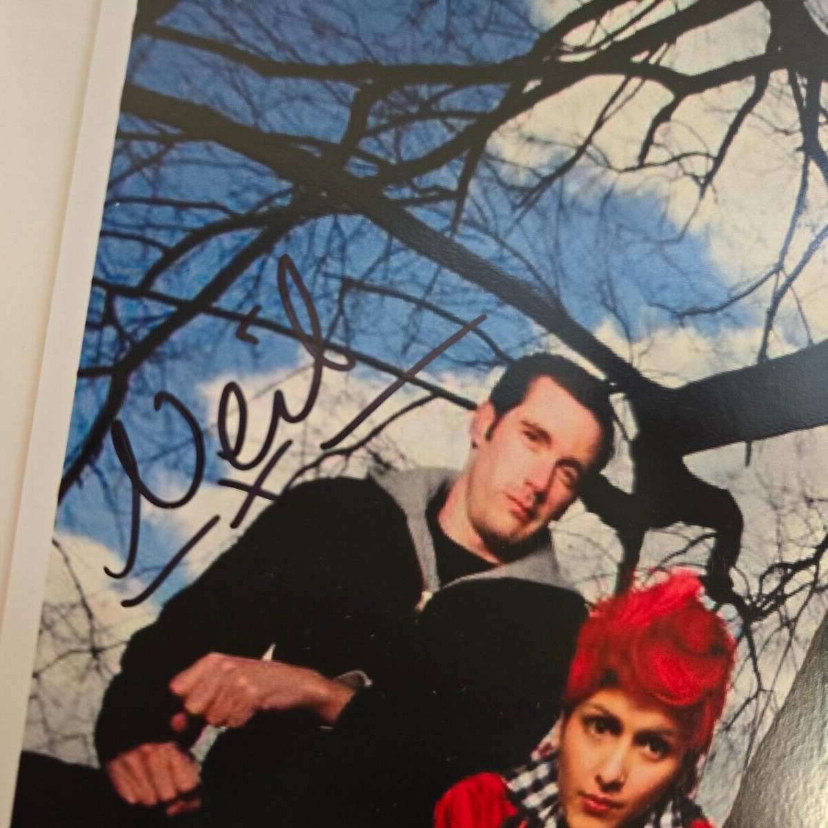 Sonic Boom Six Hand Signed presentation size A4 on glossy print by Band Members