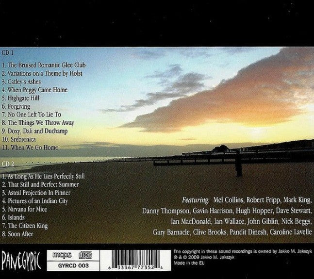 Jakko M Jakszyk The Bruised Romantic Glee Club CD Album in Digipak 2009 reissue