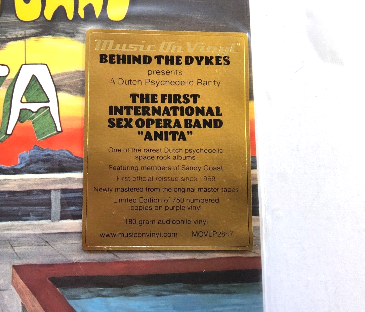 The First International Sex Opera Band – Anita Limited RSD LP Album vinyl record