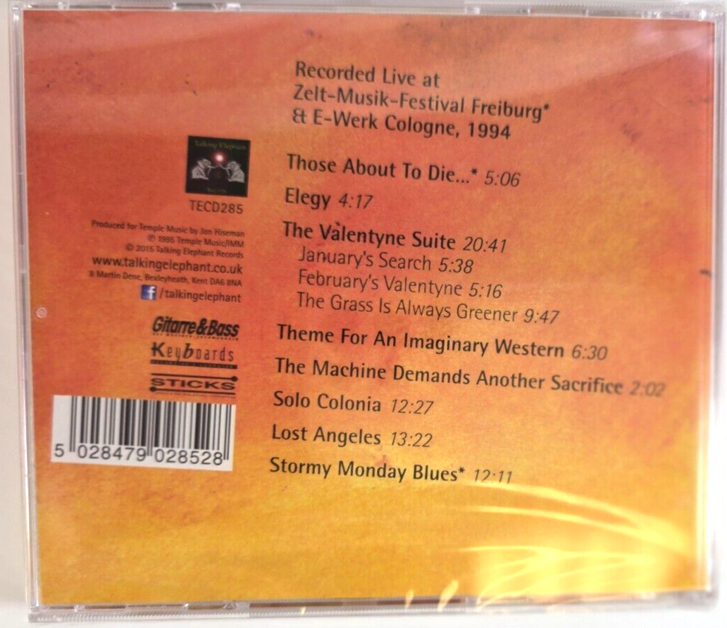 Colosseum Colosseum LiveS The Reunion Concerts Jewel Case  2015 Jazz Rock