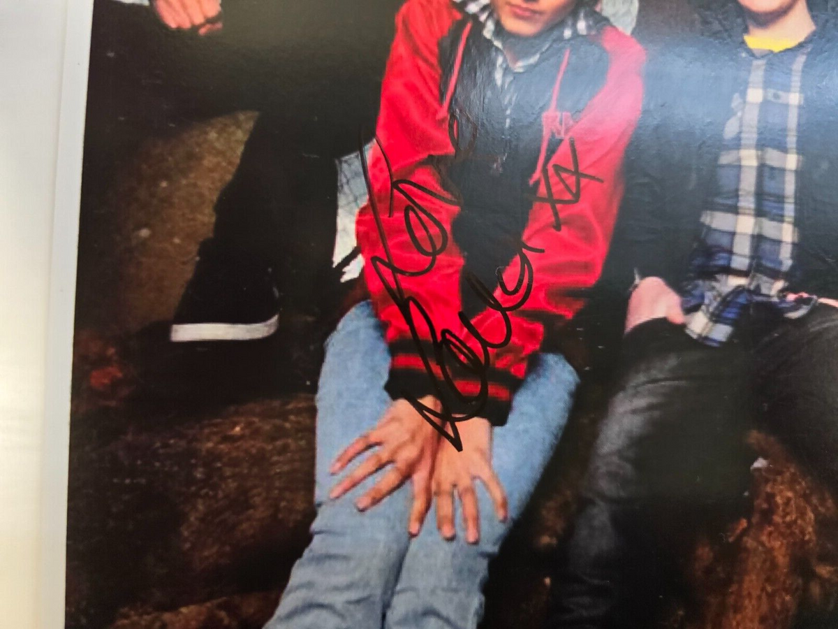 Sonic Boom Six Hand Signed presentation size A4 on glossy print by Band Members