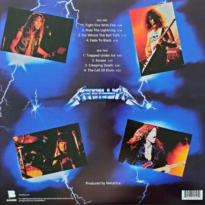 Metallica Ride The Lightning LP Album vinyl record 2016 remastered 180g reissue