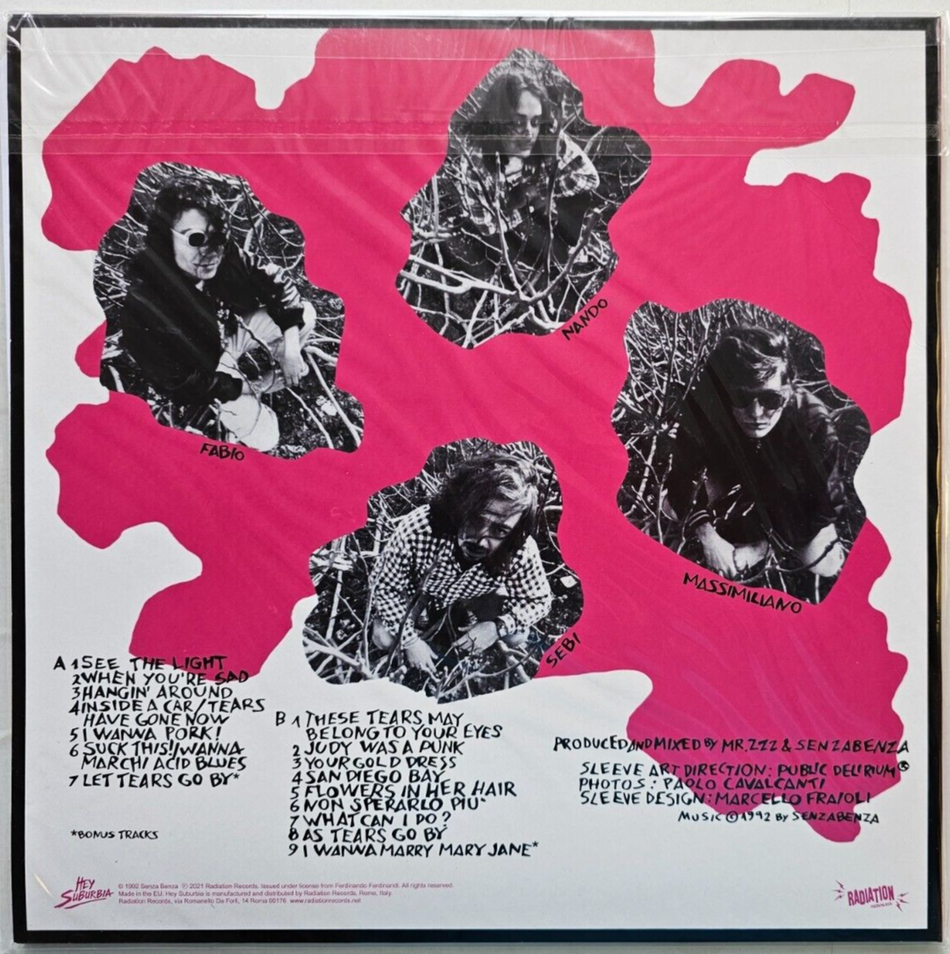 Senza Benza Peryzoma 2021 limited reissue pink LP Album vinyl record + poster