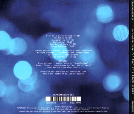 Porcupine Tree Fear Of A Blank Planet CD Album 2021 reissue in digipak