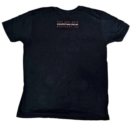 Queens Of The Stone Age Unisex T‑Shirt: Budapest 2018 (Black) EX Tour Small