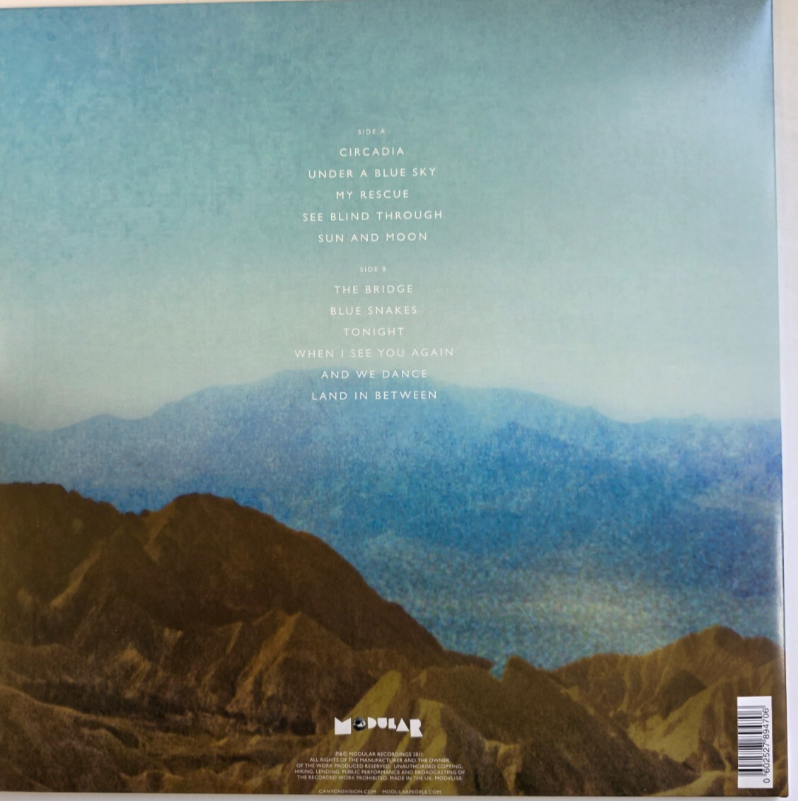 Canyons Keep Your Dreams LP album vinyl record on Modular Recordings 2011