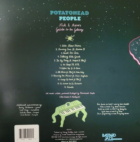 Potatohead Nick & Astro's Guide To The Galaxy LP Album Vinyl Record Red Splatter