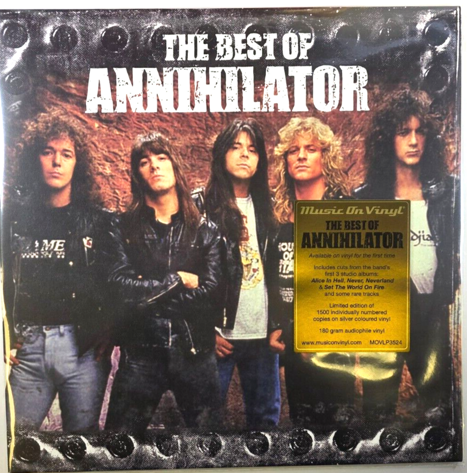 The Best Of Annihilator LP Album vinyl record limited numbered 2 x Silver 180gra