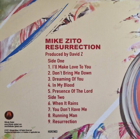 Mike Zito Resurrection LP Album vinyl record 180gram on black wax electric blues