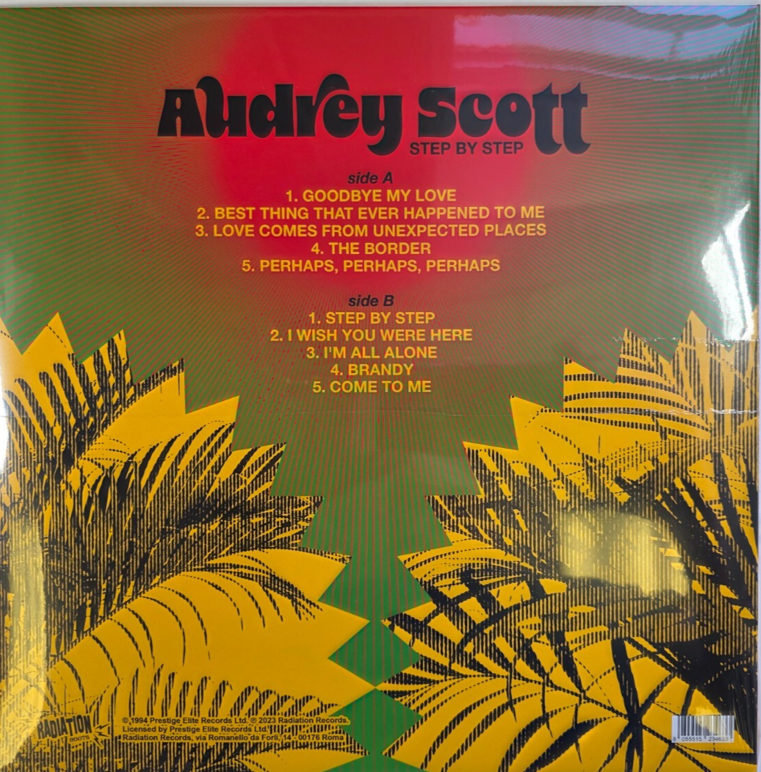 Audrey Scott Step By Step LP Album vinyl record 2024 reggae on Radiation Roots