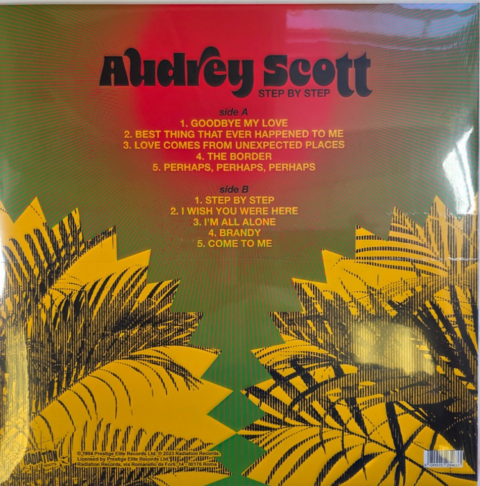 Audrey Scott Step By Step LP Album vinyl record 2024 reggae on Radiation Roots