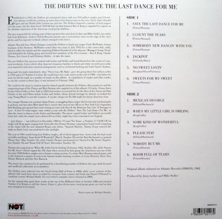 The Drifters Save The Last Dance For Me LP Album vinyl record 180g reissue 2015