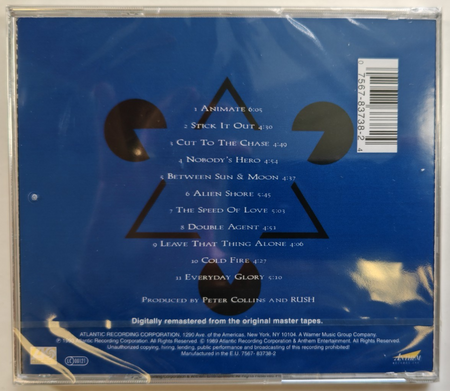 Rush  Counterparts CD Album Remastered Rush Reissue 2004 remastered on Atlantic