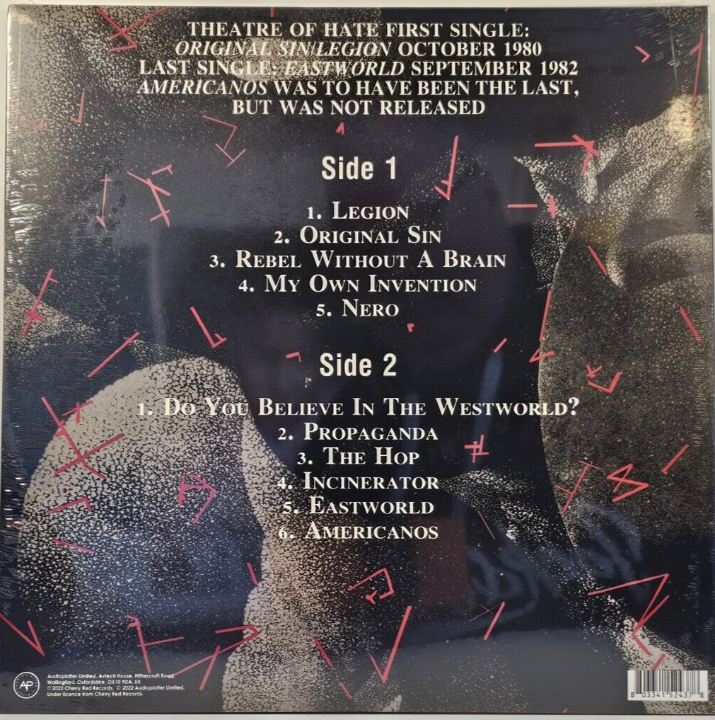 Theatre Of Hate - Revolution  LP Album vinyl record compilation clear 2023