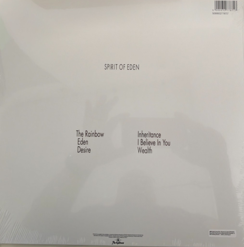 Talk Talk Spirit Of Eden LP Album vinyl record 2022 reissue with DVD 180gram