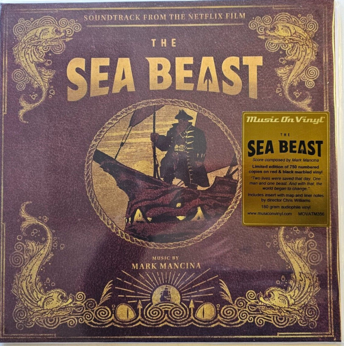 Mark Mancina – The Sea Beast Limited red  numbered LP Album vinyl record new
