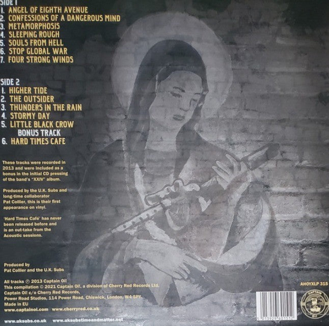 Uk Subs Acoustic XXIV LP Album vinyl record limited purple 2022 punk