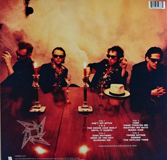 Metallica Load LP Album vinyl record 2025 remastered 180g reissue on Blackened