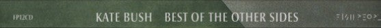 Kate Bush Best Of The Other Sides CD Compilation 2025 remastered reissue