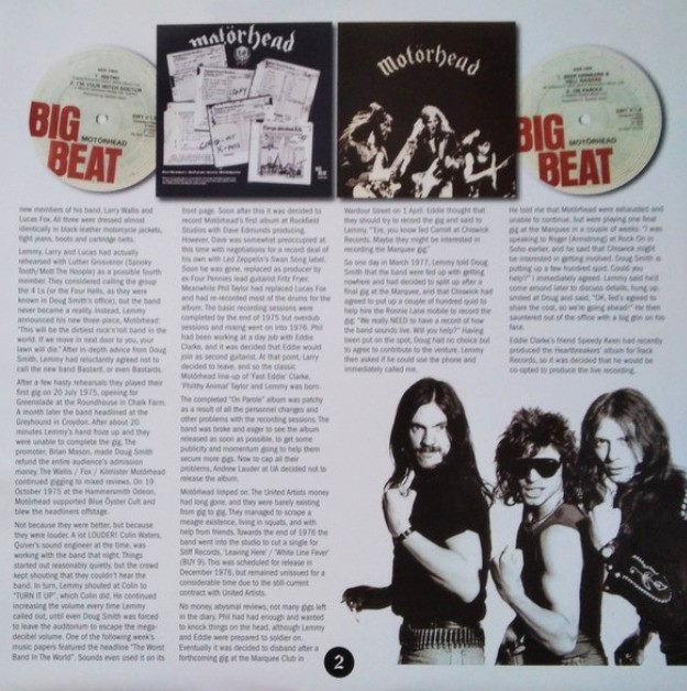 Motorhead  Motorhead LP Album vinyl record 2025 remastered 50th Anniversary