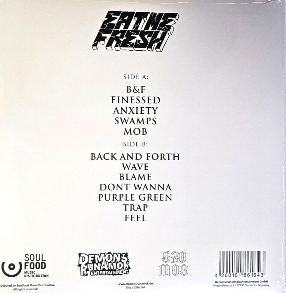 Eat Me Fresh – Mob LP Album vinyl record limited clear hardcore rock new