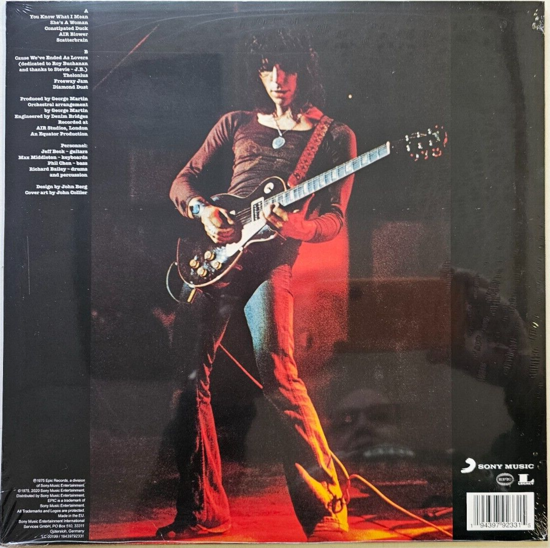 Jeff Beck – Blow By Blow 2020 limited orange LP Album vinyl record reissue