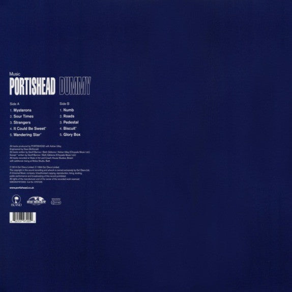 Portishead Dummy LP Album Vinyl record 180gram reissue 20124 in Gatefold sleeve