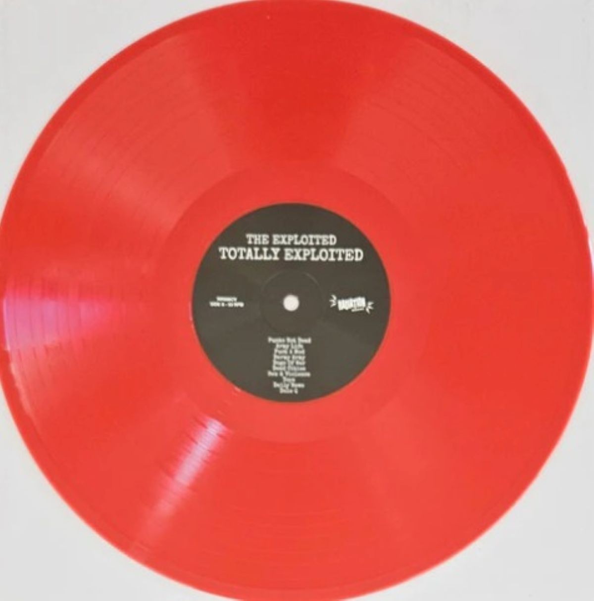The Exploited – Totally Exploited LP Album vinyl record Radiation Reissues red