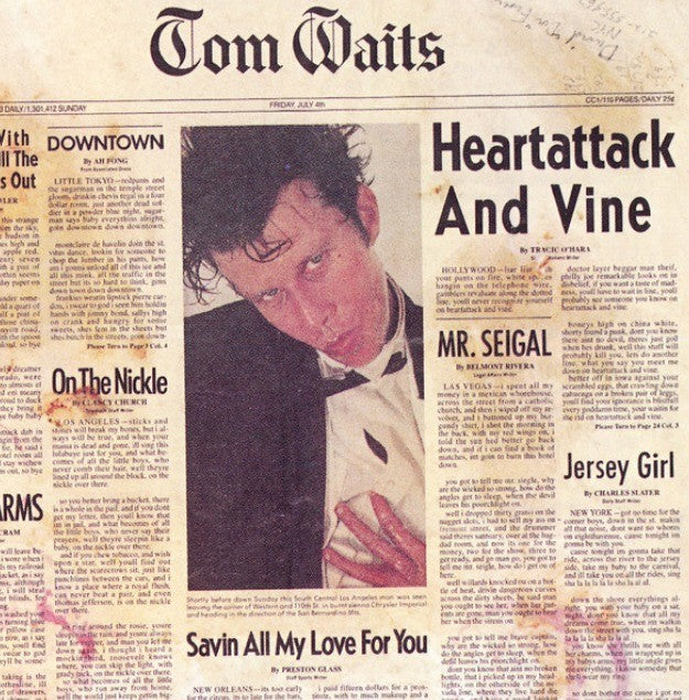 Tom Waits Heartattack And Vine LP Album vinyl record 2018 remastered reissue 180