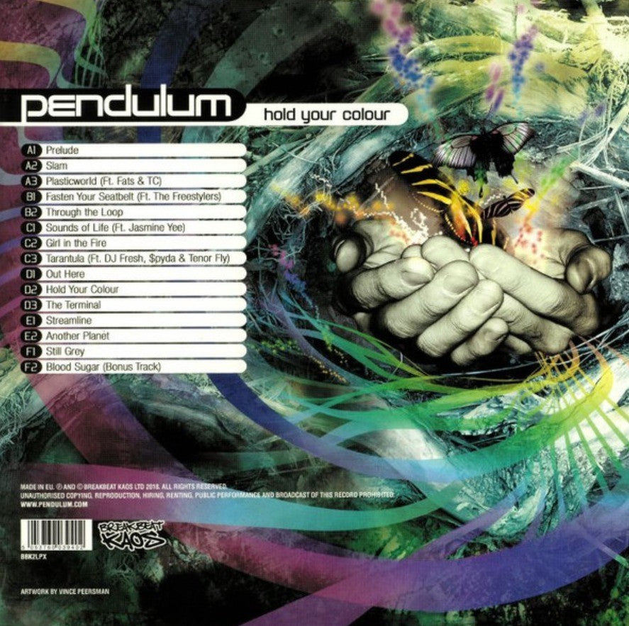 Pendulum Hold Your Colour LP Album Vinyl Record 2018 limited reissue 3 LP BBK2LP