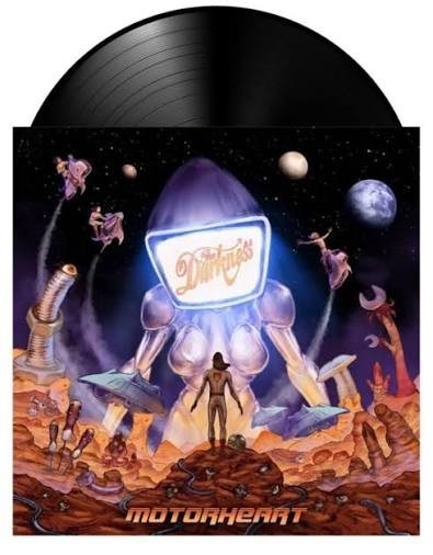 The Darkness Motorheart LP Album vinyl record 2021 on Cooking Vinyl black 180g