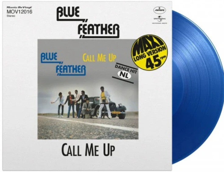 Blue Feather – Call Me Up / Let's Funk Tonight 12" vinyl record limited numbered
