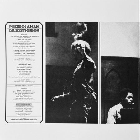 Gil Scott-Heron Pieces Of A Man LP Album Vinyl Record 2014 Remastered reissue
