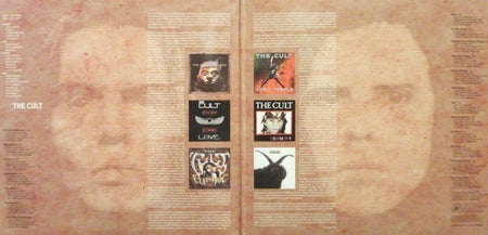The Cult  Pure Cult The Singles 1984 - 1995 LP Album vinyl record compilation
