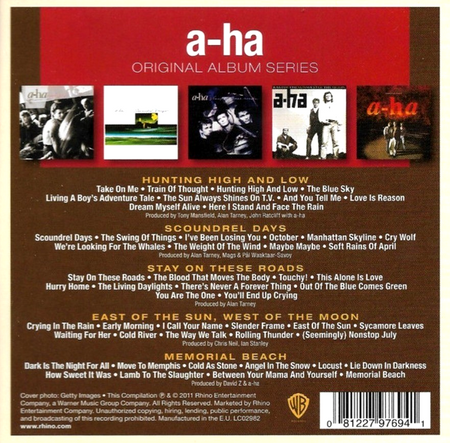 a-ha – Original Album Series CD Boxset 5 Disc Set on Warner 2011